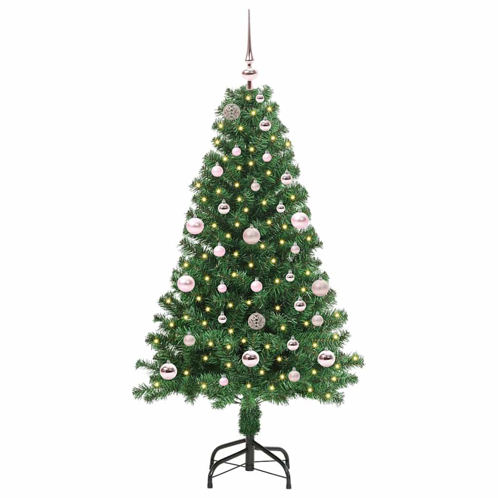 Artificial Christmas Tree with 150 LEDs with Stand Green 150 cm