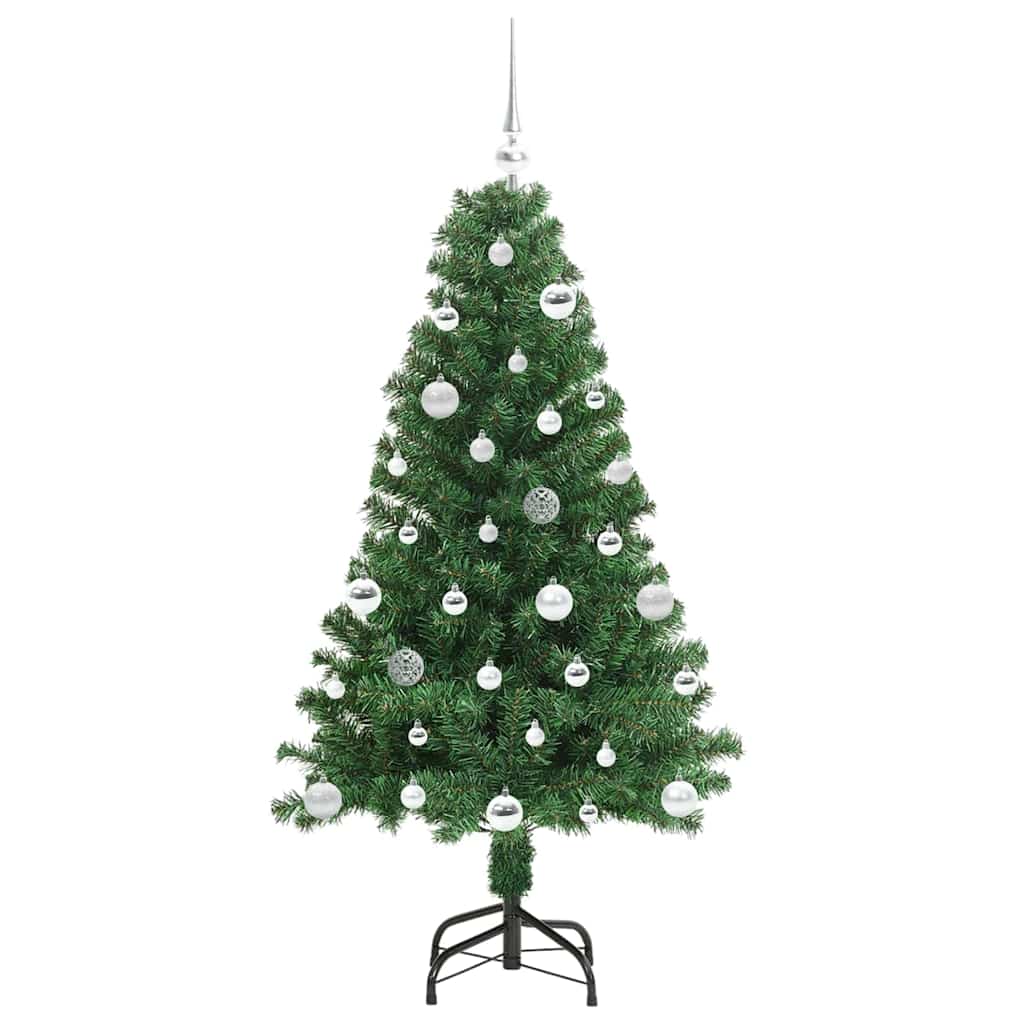 Artificial Christmas Tree with 150 LEDs with Stand Green 150 cm