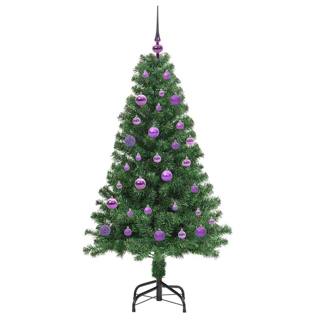 Artificial Christmas Tree with 150 LEDs with Stand Green 150 cm