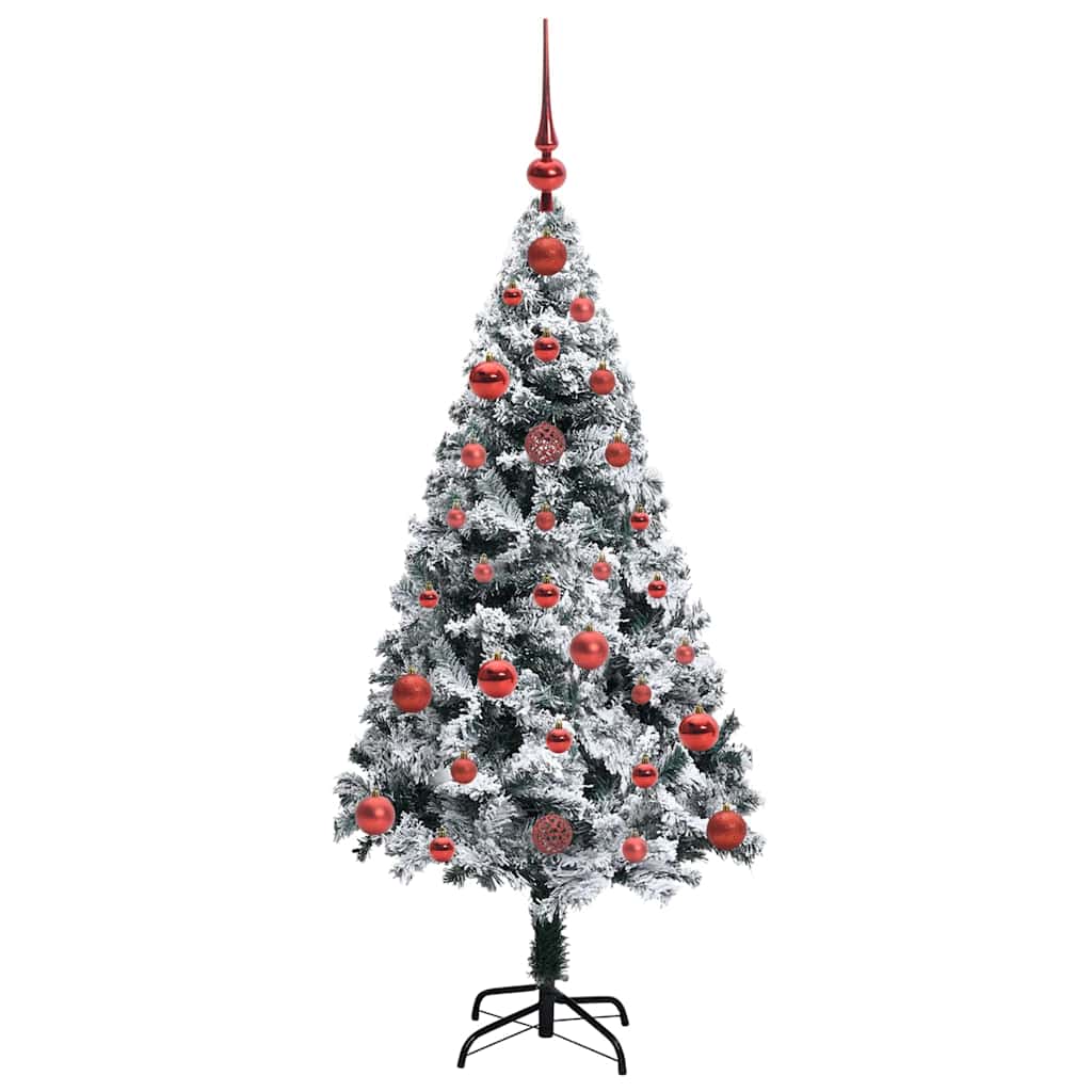 Artificial Christmas Tree with 150 LEDs with Stand Green 120 cm