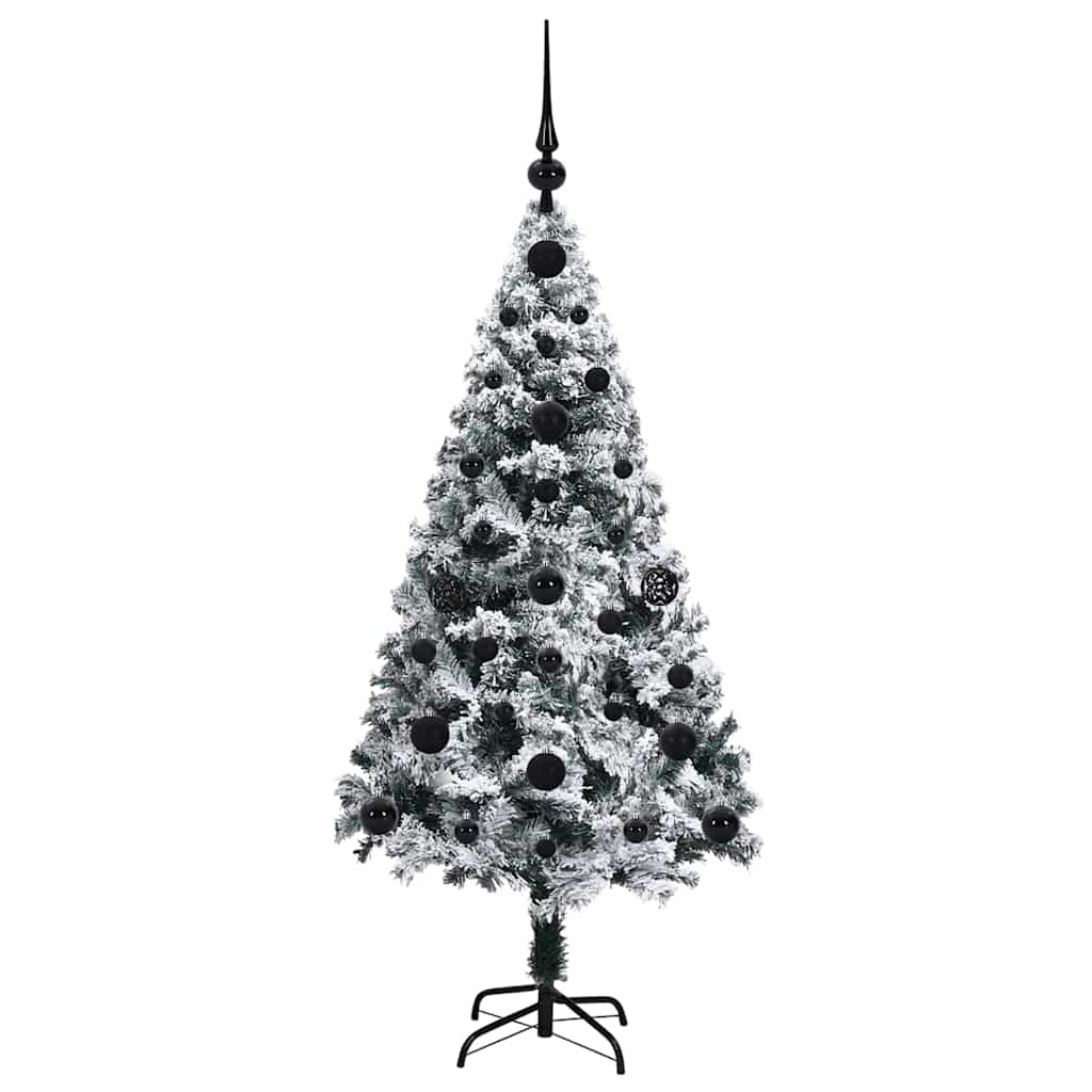 Artificial Christmas Tree with 150 LEDs with Stand Green 120 cm