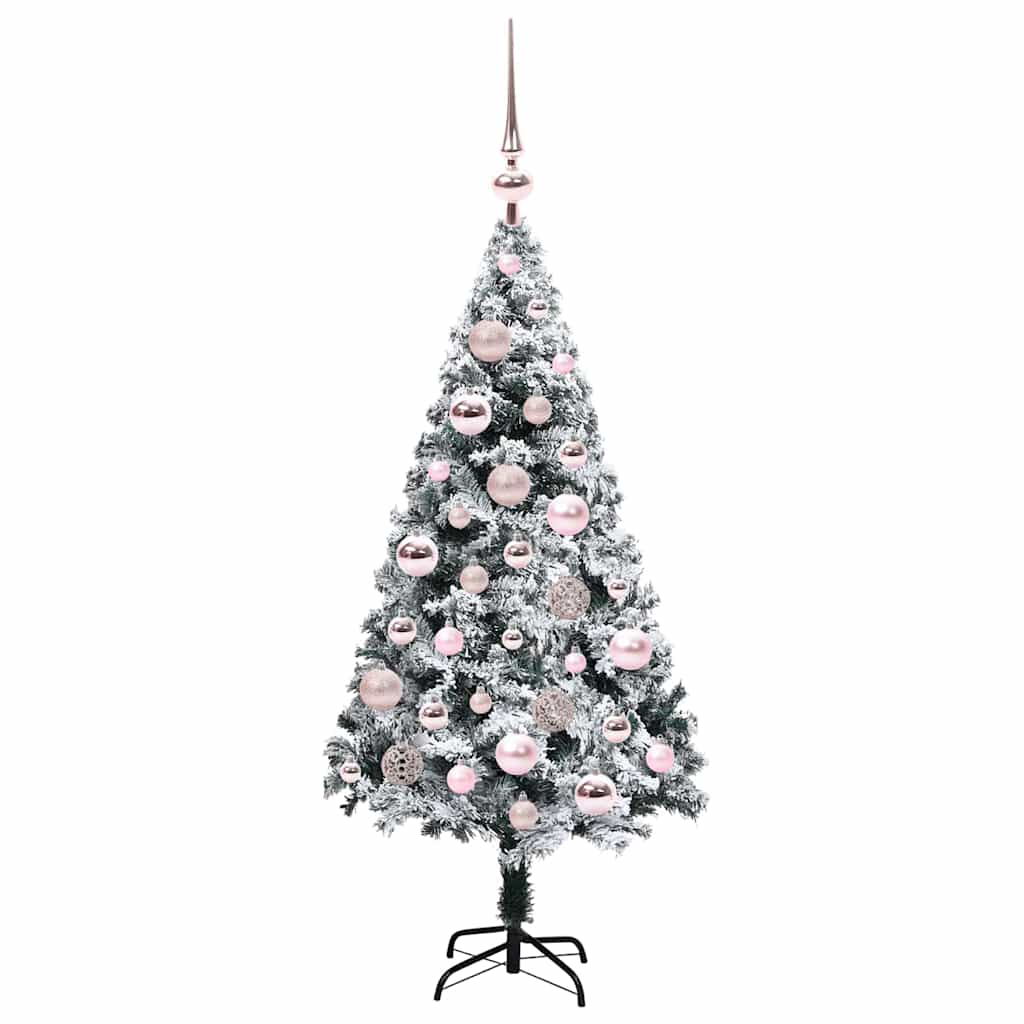Artificial Christmas Tree with 150 LEDs with Stand Green 120 cm