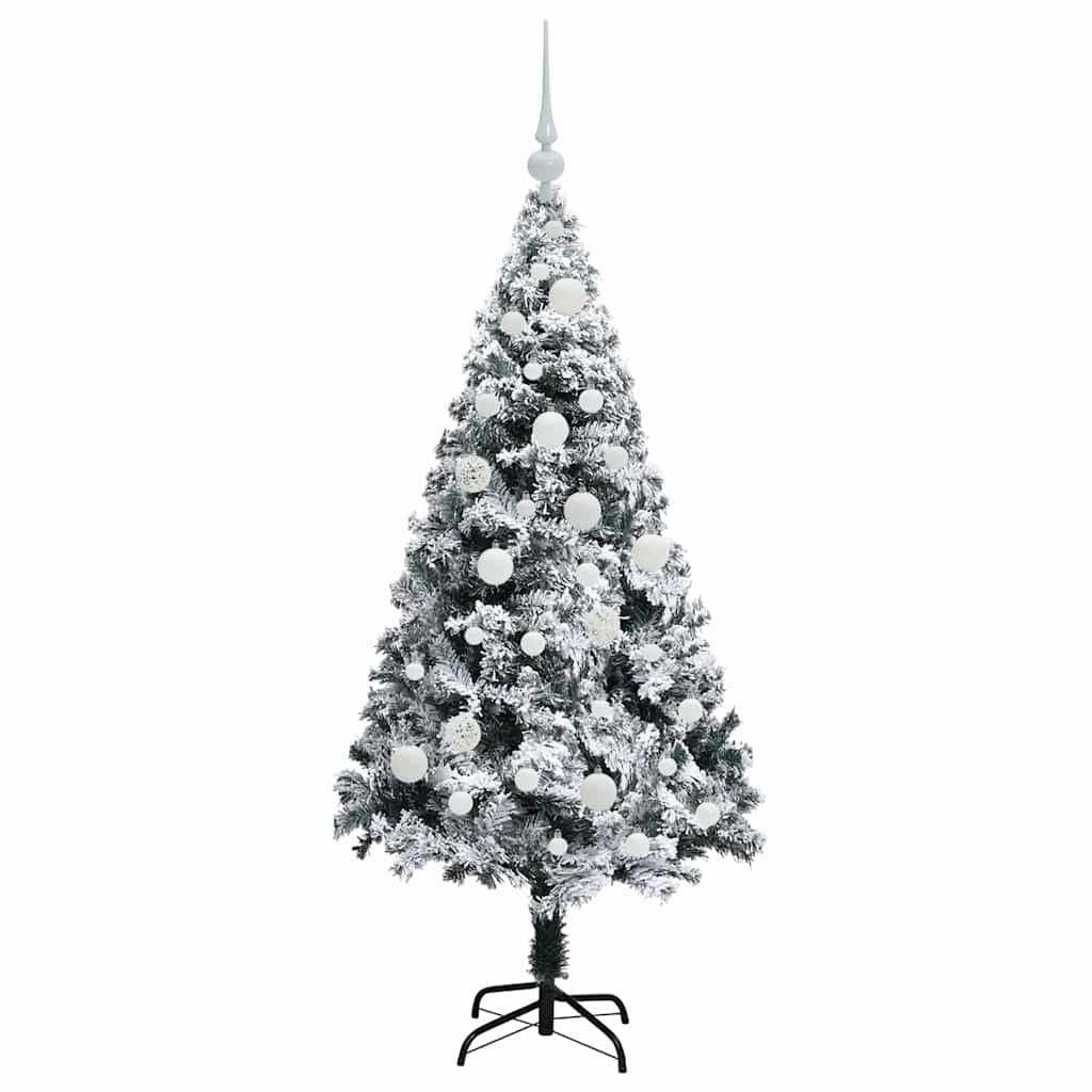 Artificial Christmas Tree with 150 LEDs with Stand Green 120 cm