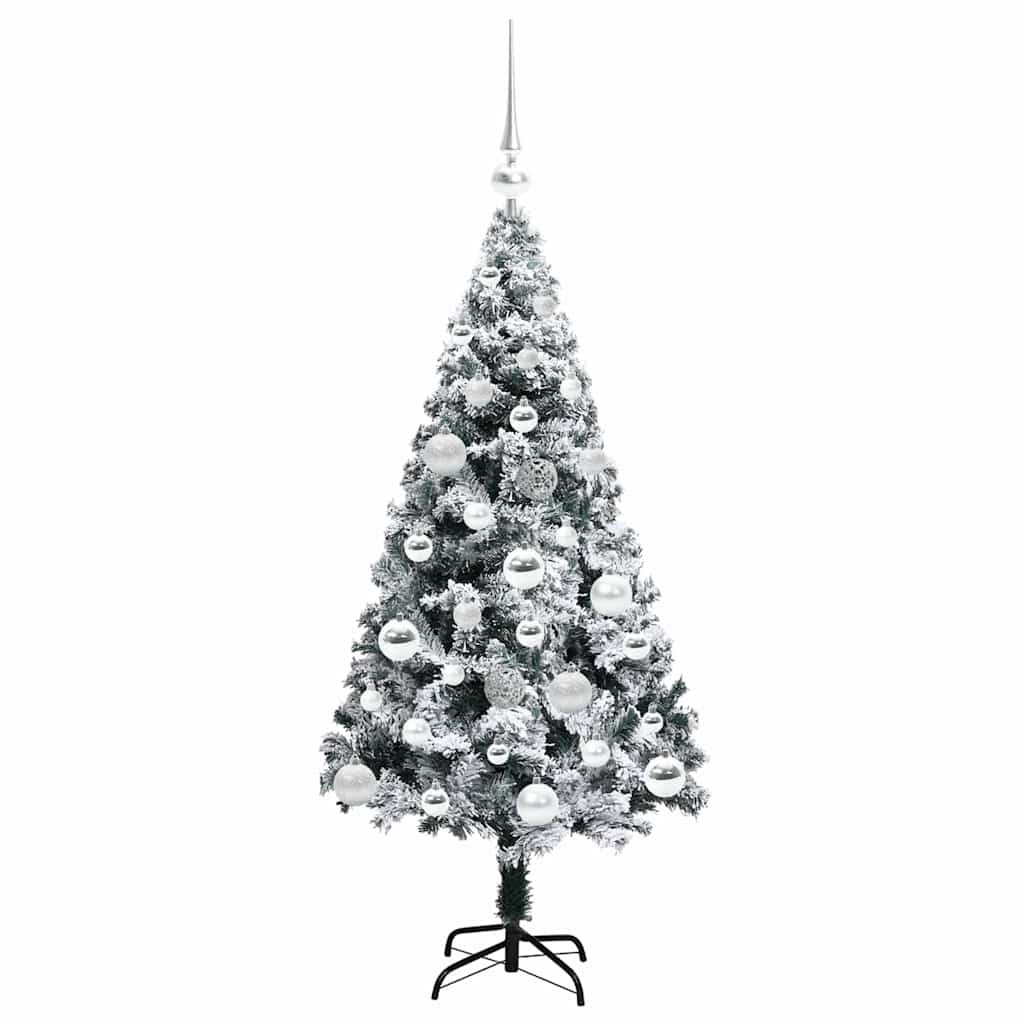 Artificial Christmas Tree with 150 LEDs with Stand Green 120 cm