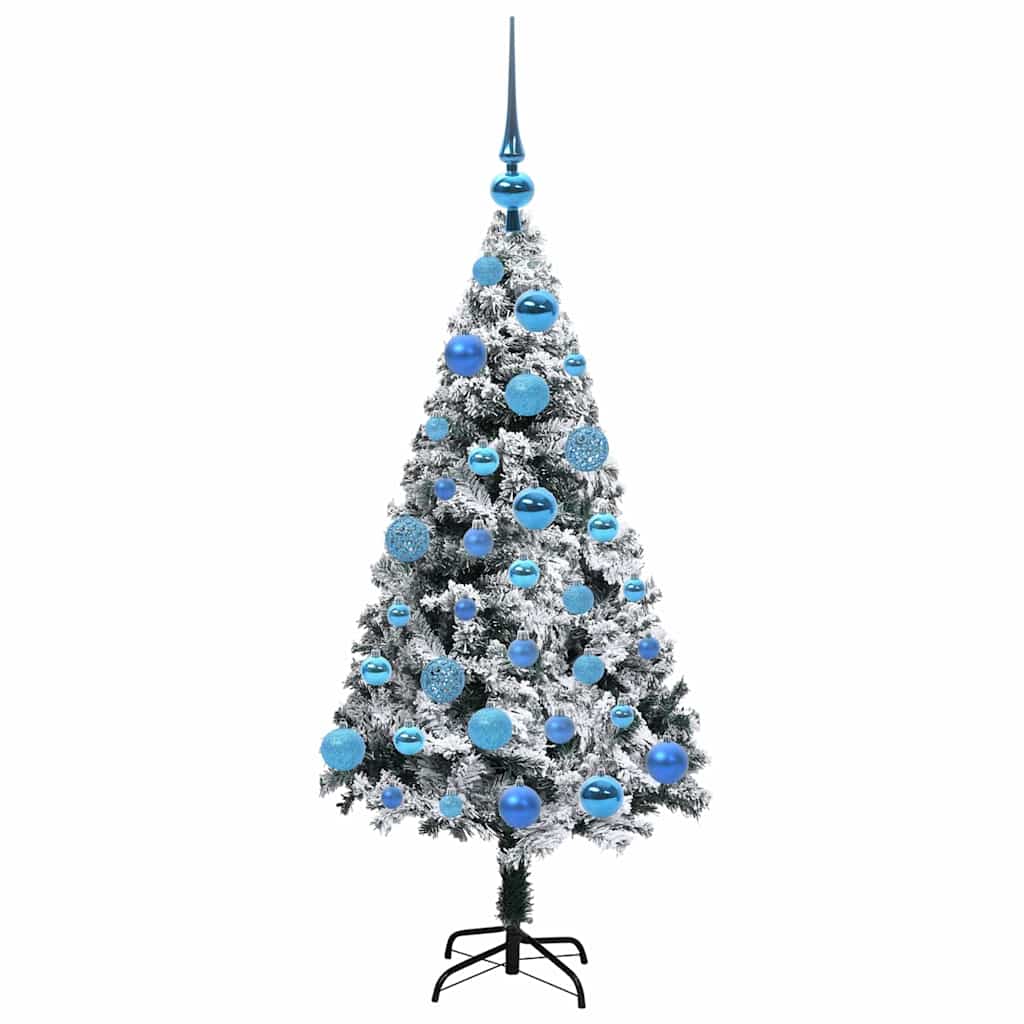 Artificial Christmas Tree with 150 LEDs with Stand Green 120 cm