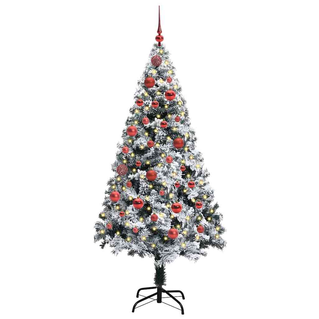 Artificial Christmas Tree with 150 LEDs with Stand Green 150 cm