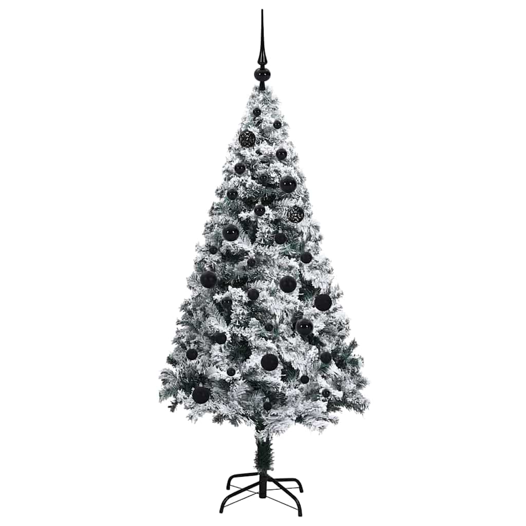 Artificial Christmas Tree with 150 LEDs with Stand Green 150 cm