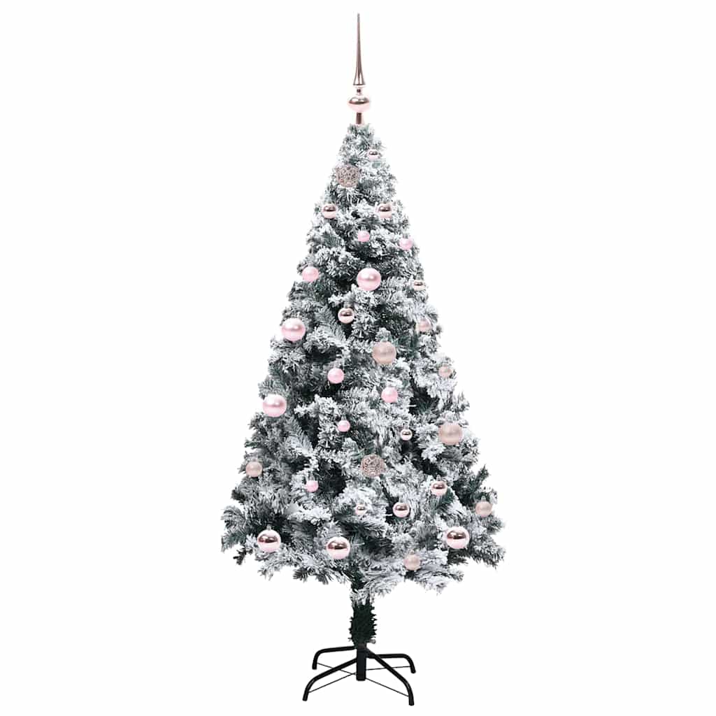 Artificial Christmas Tree with 150 LEDs with Stand Green 150 cm