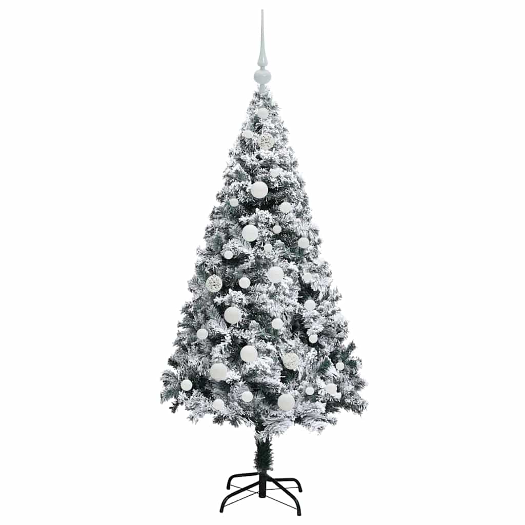 Artificial Christmas Tree with 150 LEDs with Stand Green 150 cm