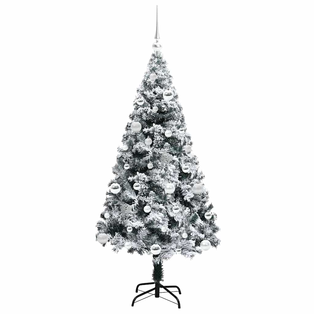 Artificial Christmas Tree with 150 LEDs with Stand Green 150 cm