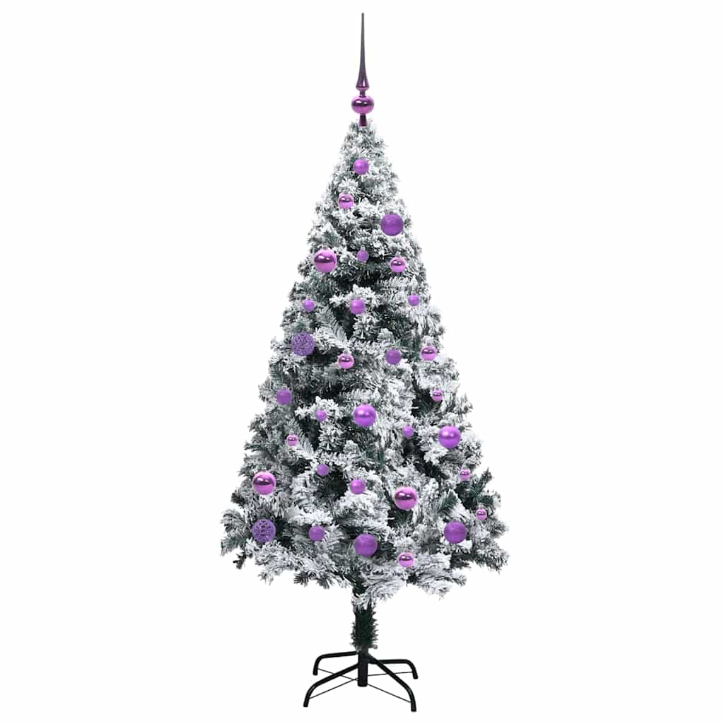 Artificial Christmas Tree with 150 LEDs with Stand Green 150 cm