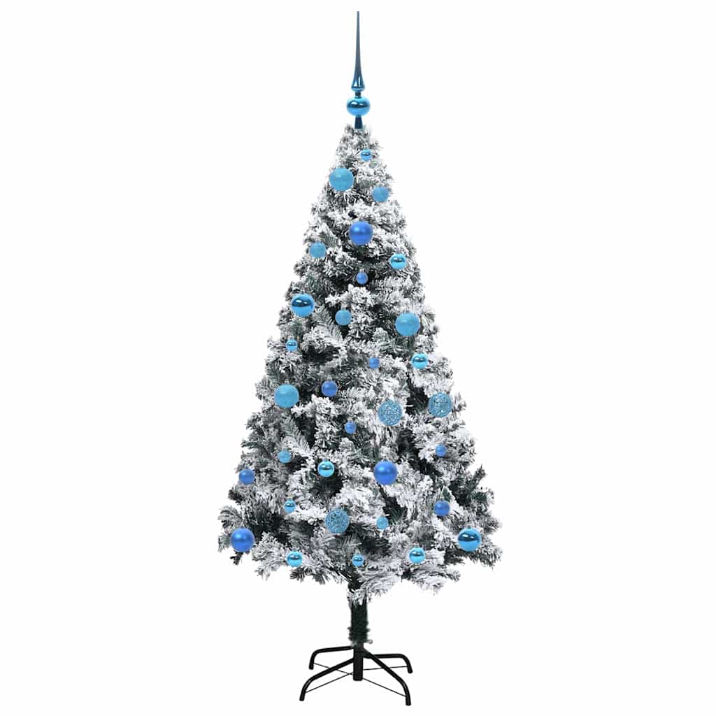 Artificial Christmas Tree with 150 LEDs with Stand Green 150 cm
