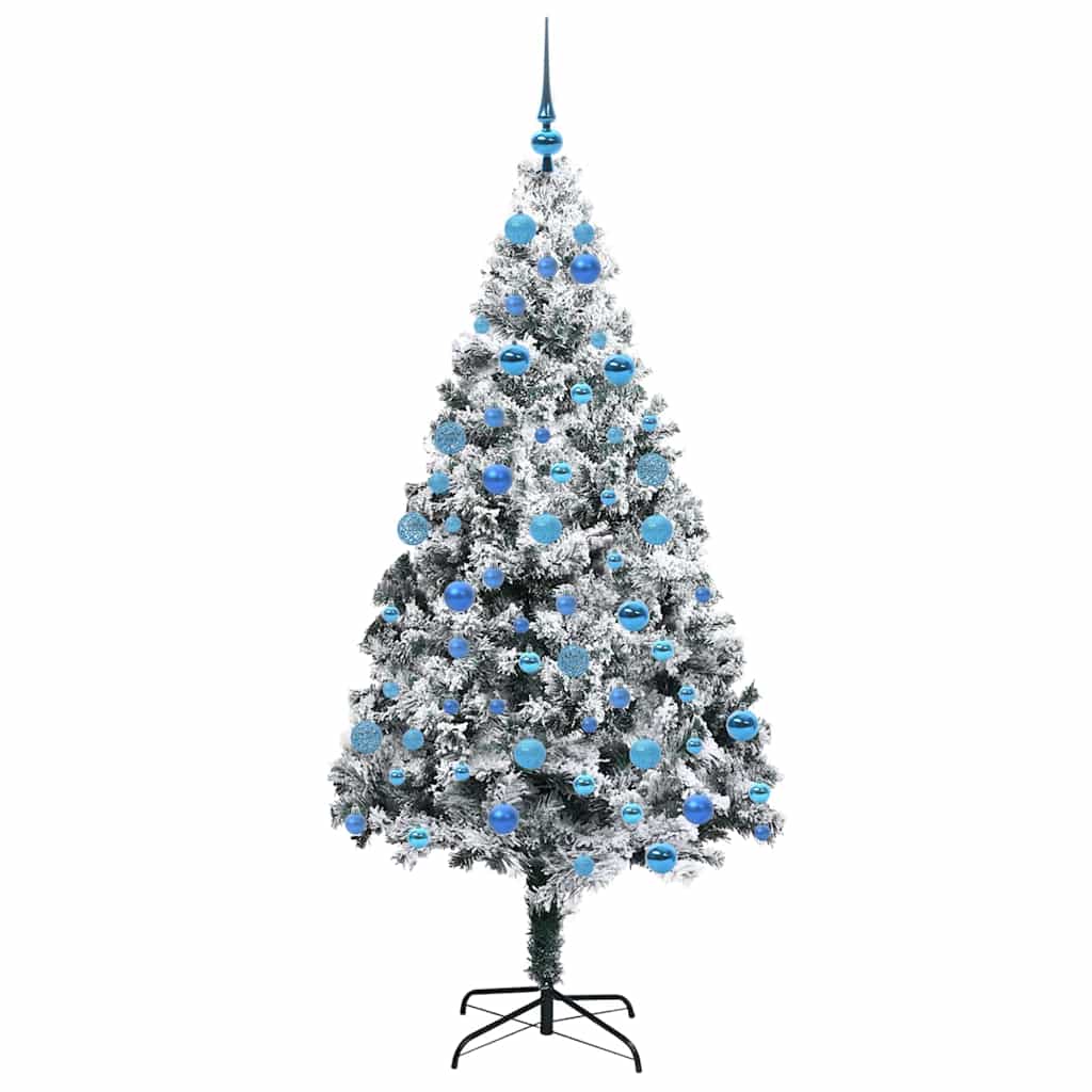 Artificial Christmas Tree with 300 LEDs with Stand Green 180 cm