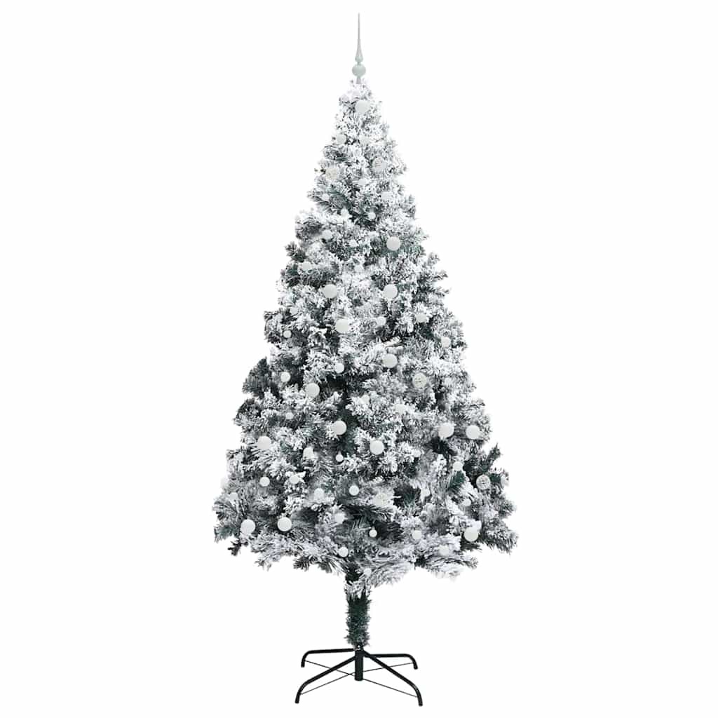 Artificial Christmas Tree with 300 LEDs with Stand Green 240 cm