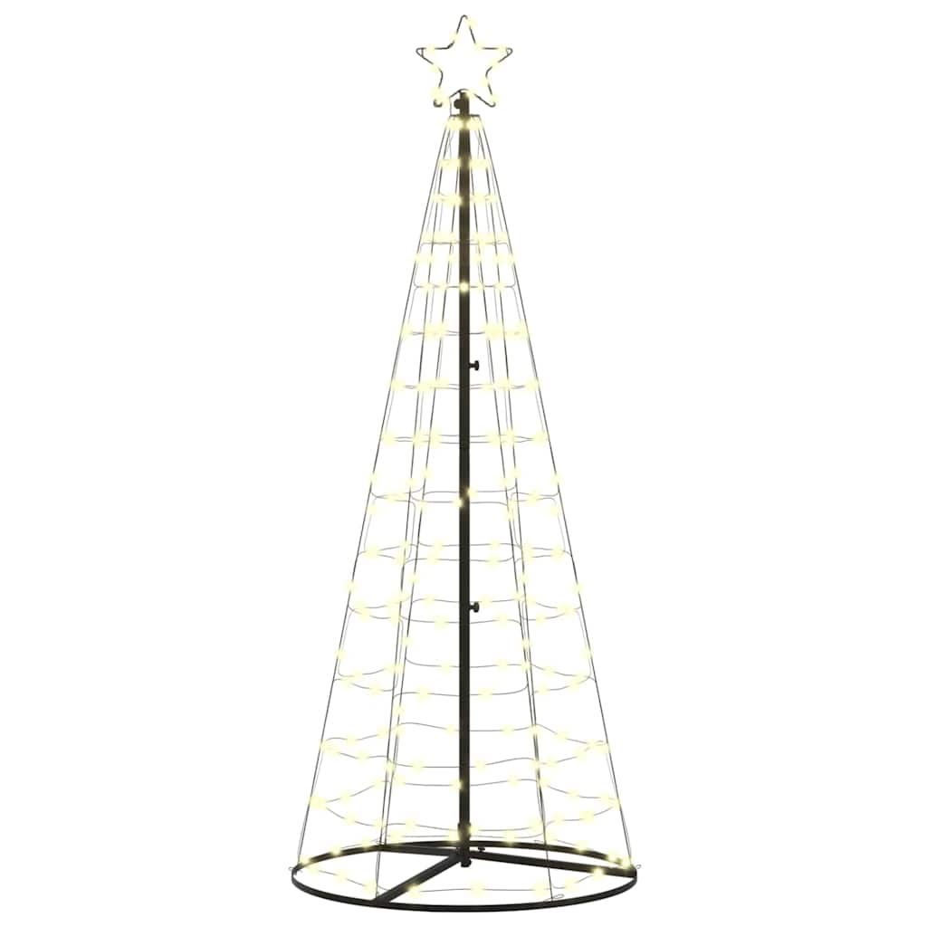 LED Christmas Tree with 390 LEDs Warm White 250 cm Iron