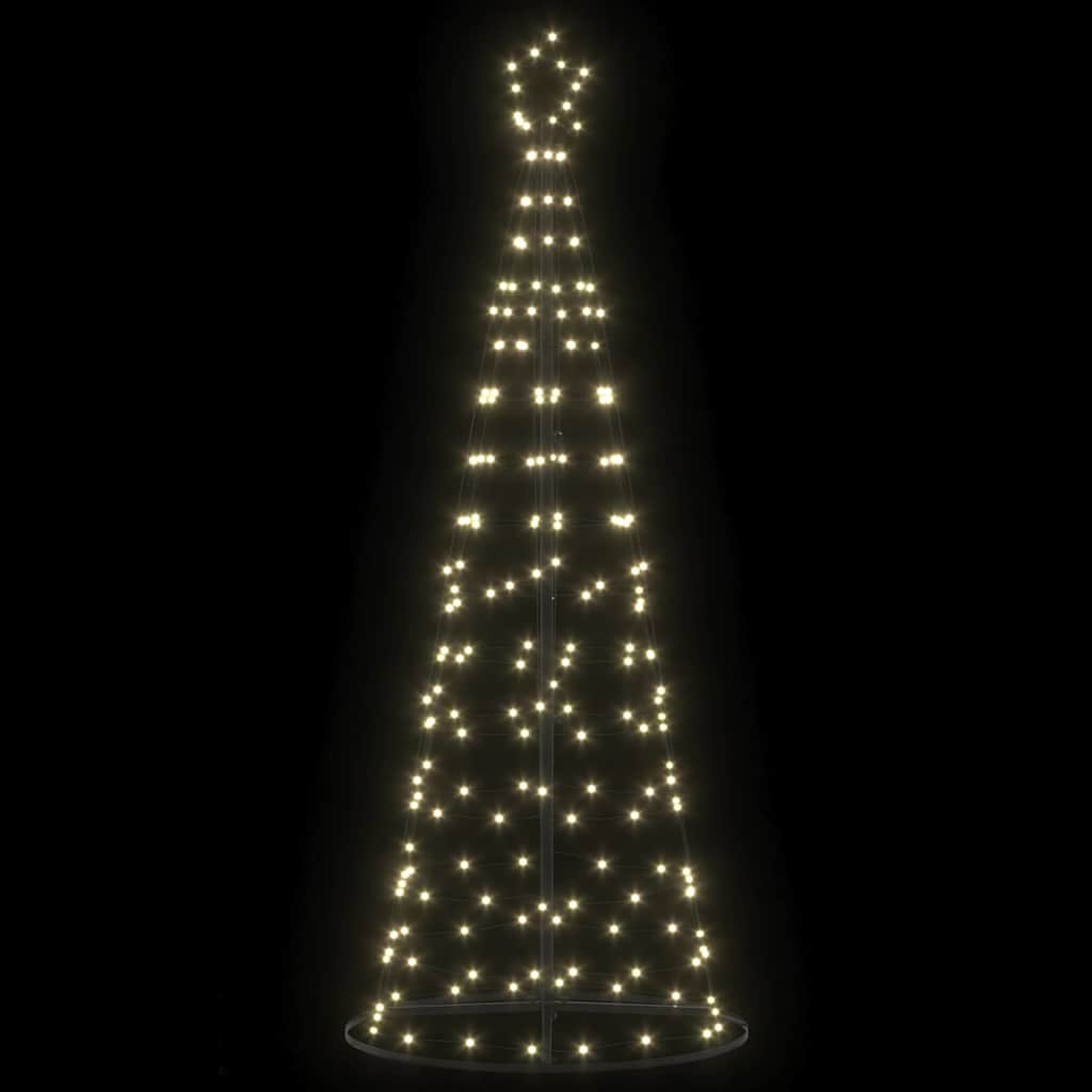 LED Christmas Tree with 390 LEDs Warm White 250 cm Iron