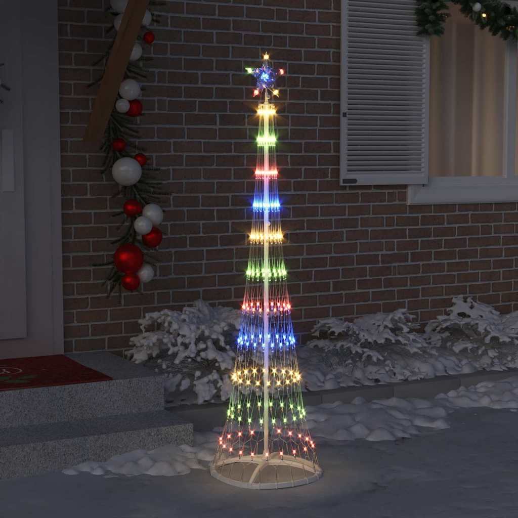 LED Christmas Tree Multicolour 51 x 51 x 190 cm Metal