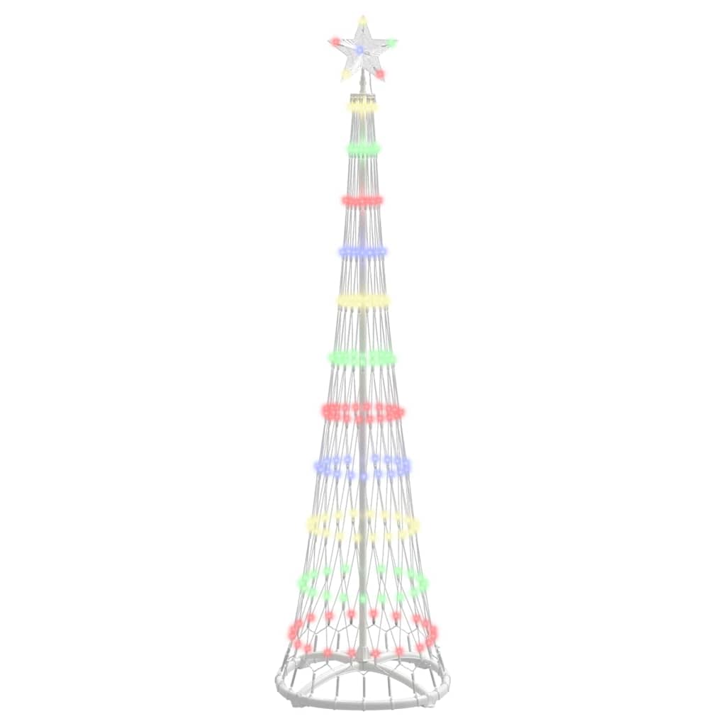 LED Christmas Tree Multicolour 51 x 51 x 190 cm Metal
