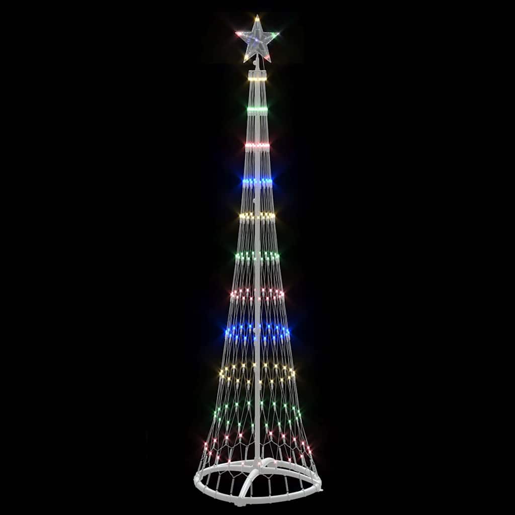 LED Christmas Tree Multicolour 51 x 51 x 190 cm Metal