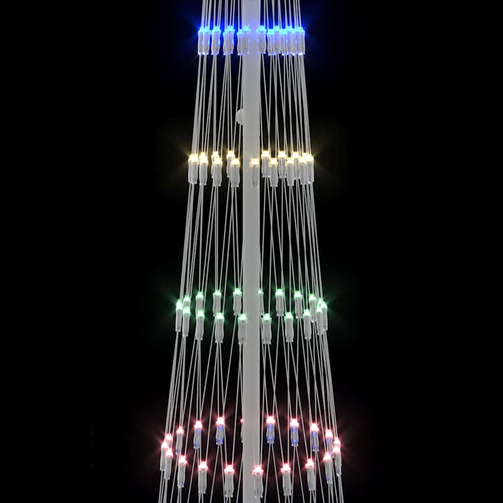 LED Christmas Tree Multicolour 70 x 70 x 250 cm Metal