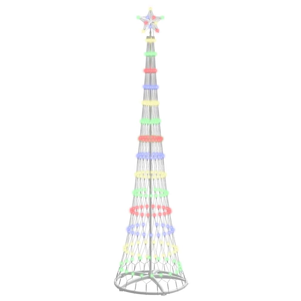 LED Christmas Tree Multicolour 70 x 70 x 250 cm Metal