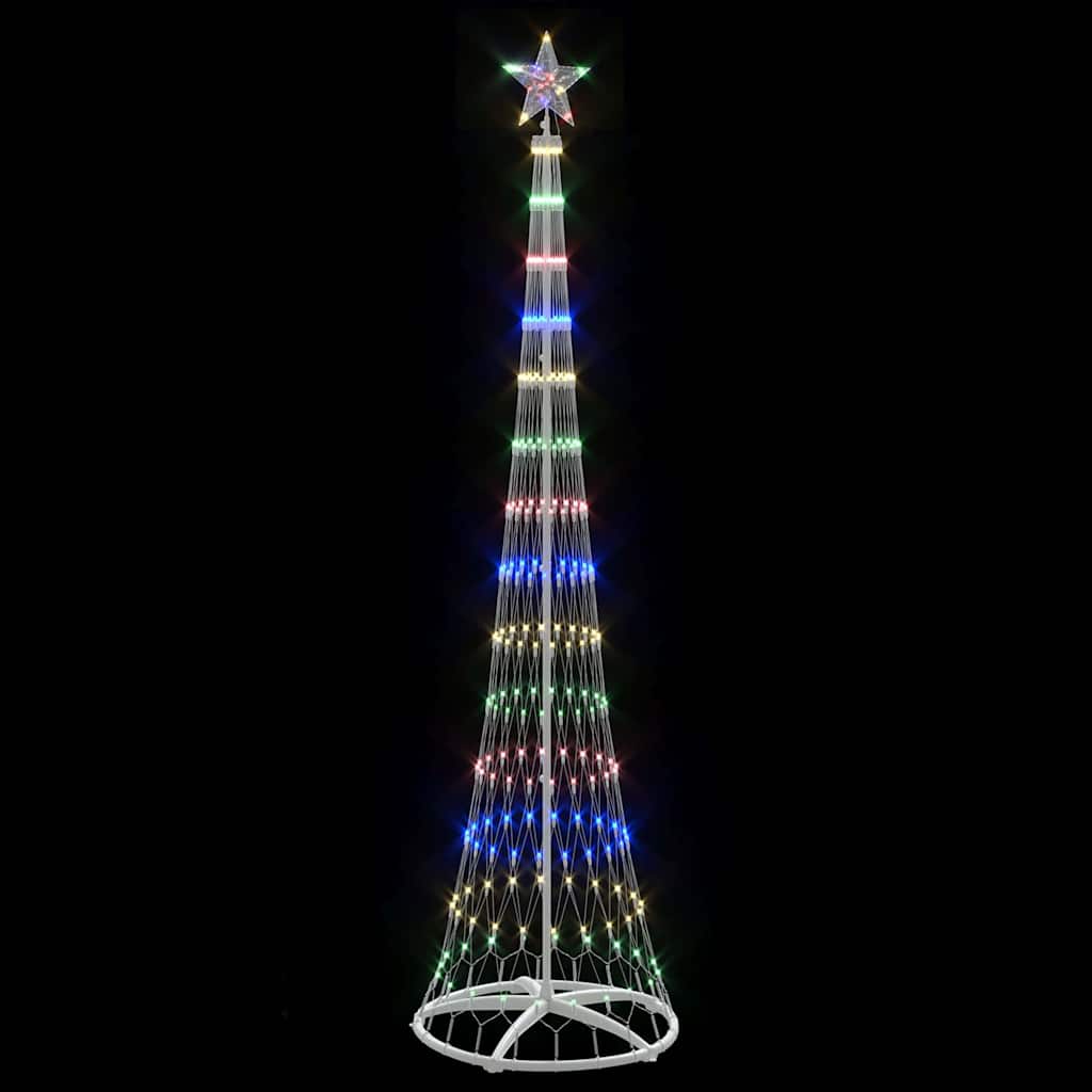 LED Christmas Tree Multicolour 70 x 70 x 250 cm Metal