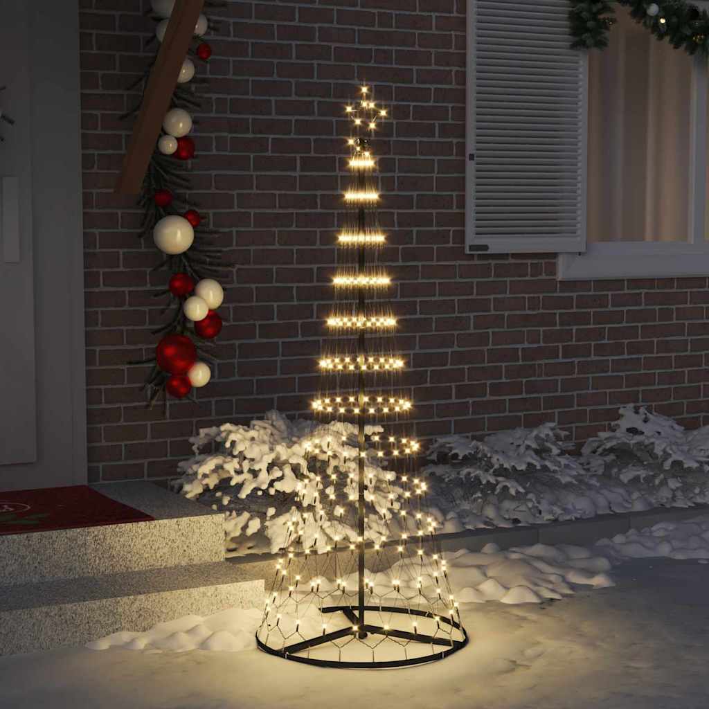LED Christmas Tree Warm White 71 x 71 x 184.5 cm Metal