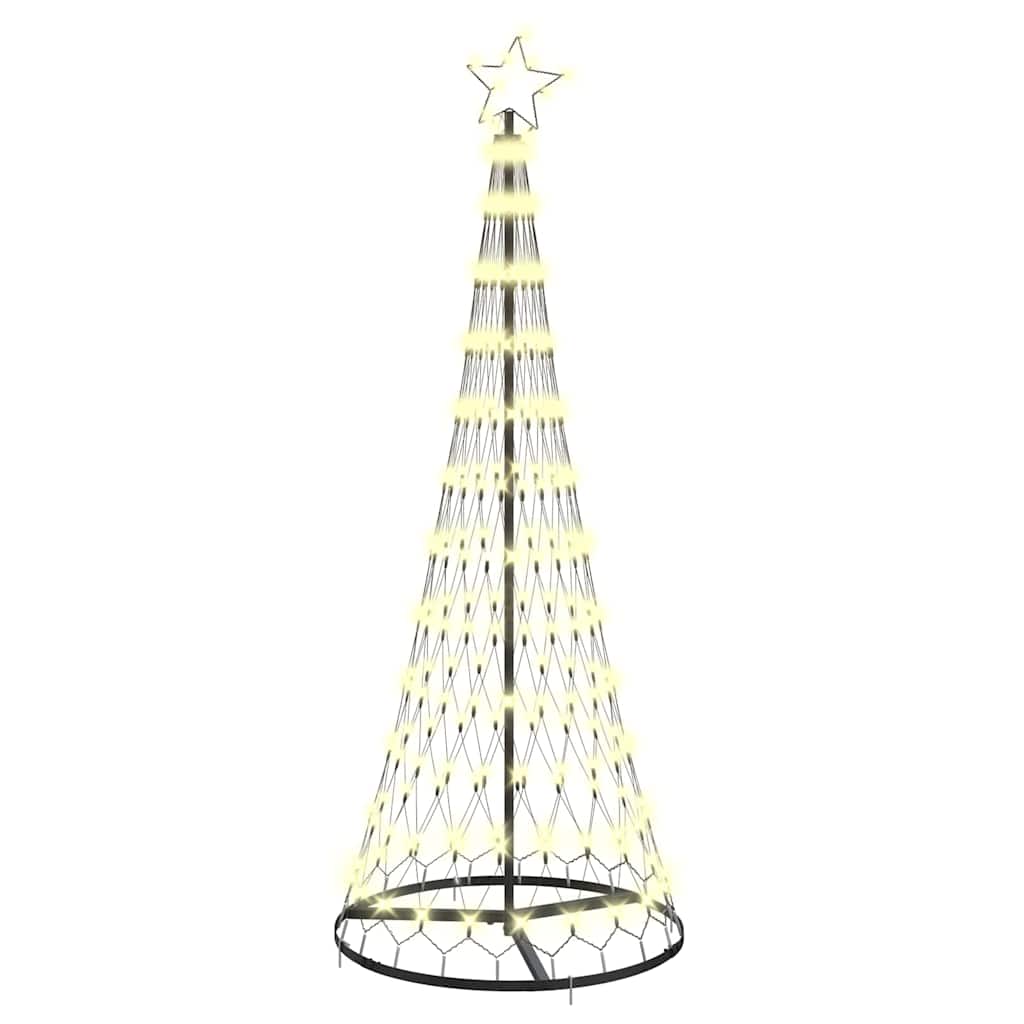 LED Christmas Tree Warm White 71 x 71 x 184.5 cm Metal