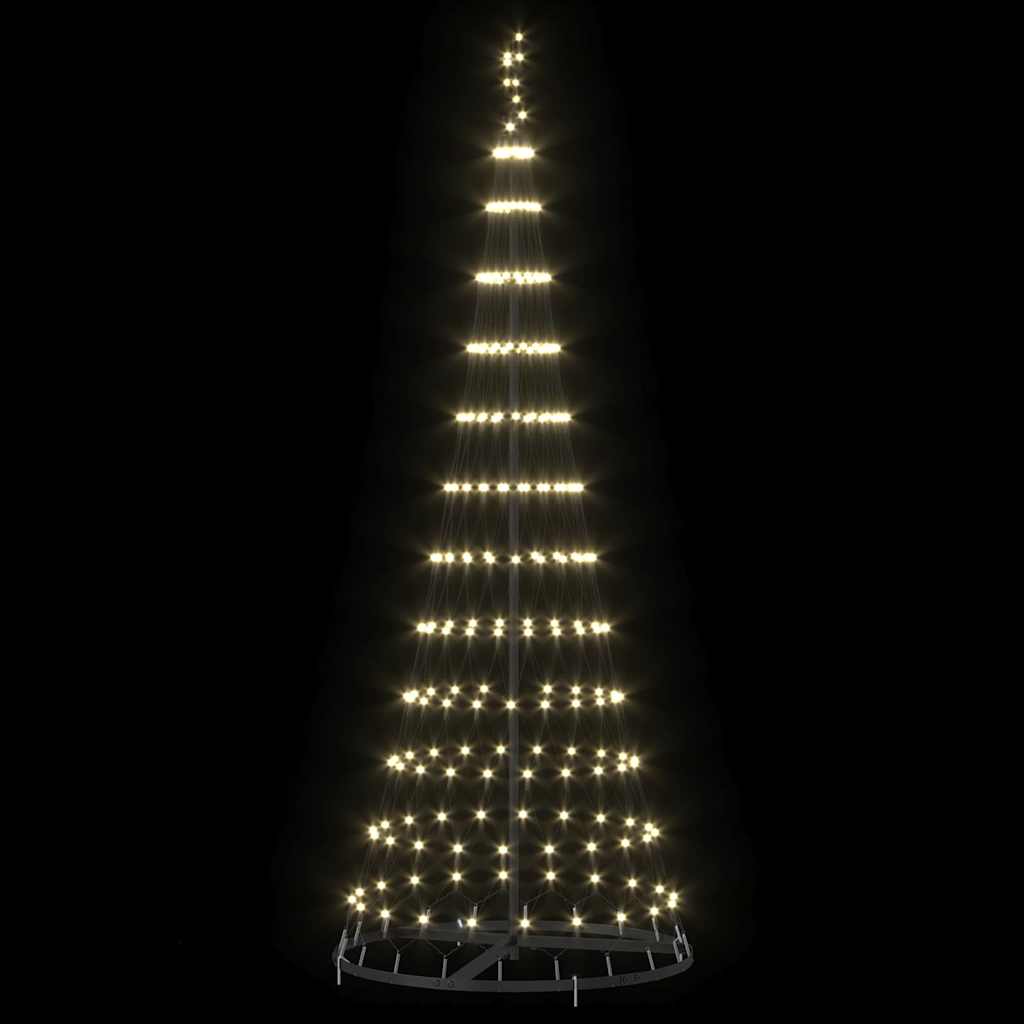 LED Christmas Tree Warm White 71 x 71 x 184.5 cm Metal