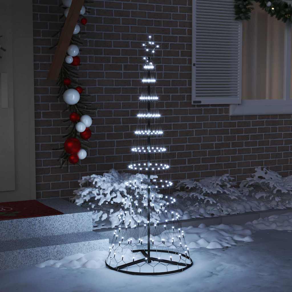 LED Christmas Tree Cool White 71 x 71 x 184.5 cm Metal