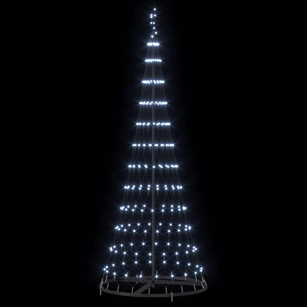 LED Christmas Tree Cool White 71 x 71 x 184.5 cm Metal