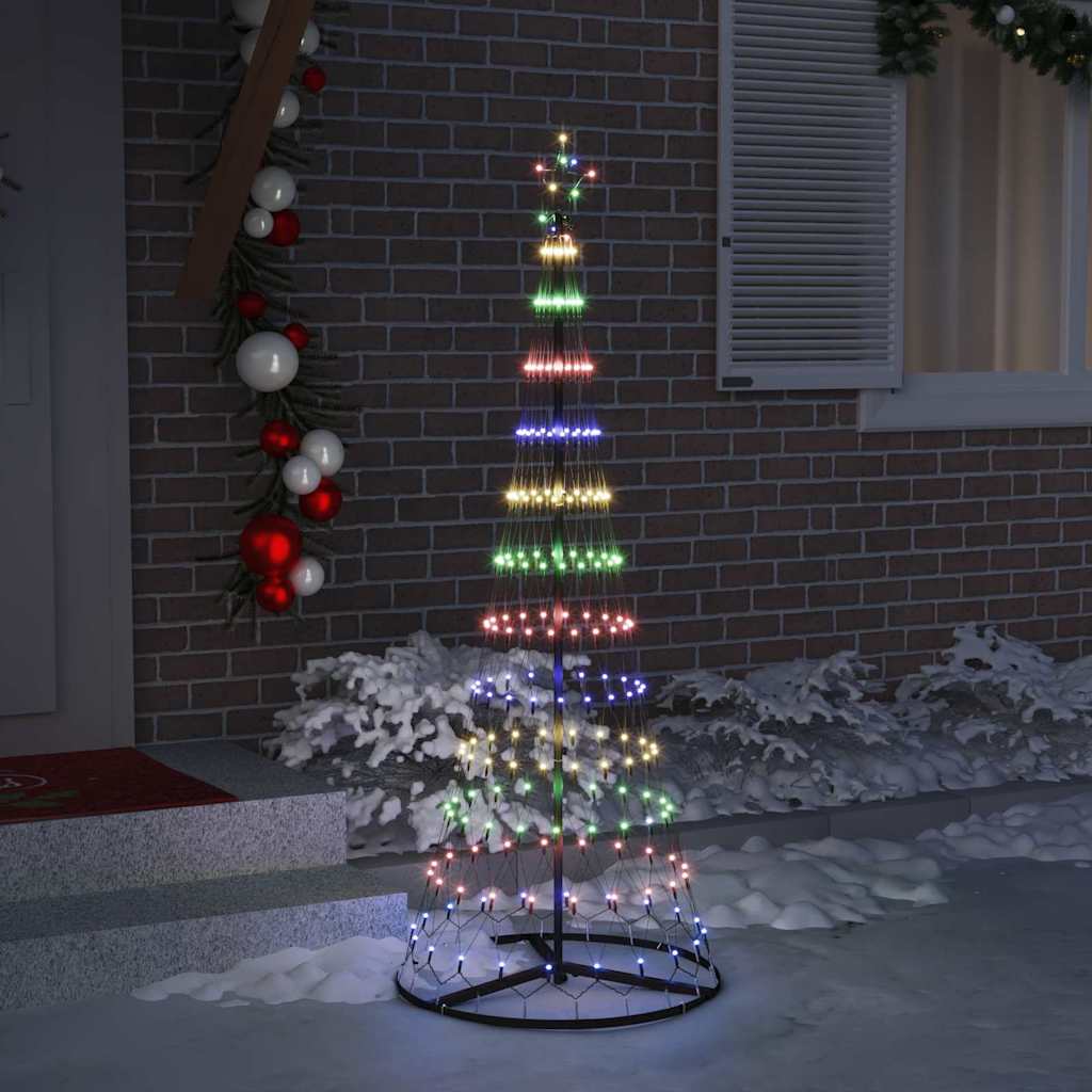 LED Christmas Tree Multicolour 71 x 71 x 184.5 cm Metal