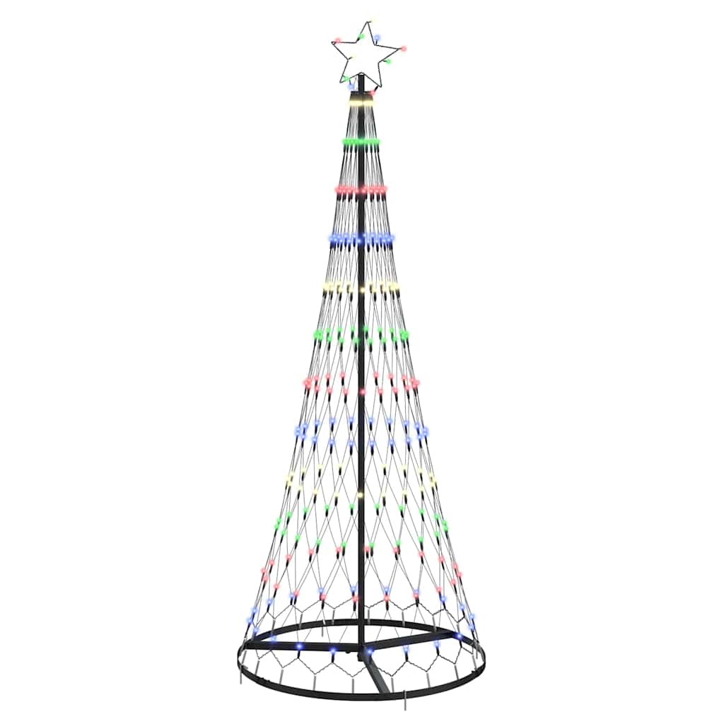 LED Christmas Tree Multicolour 71 x 71 x 184.5 cm Metal