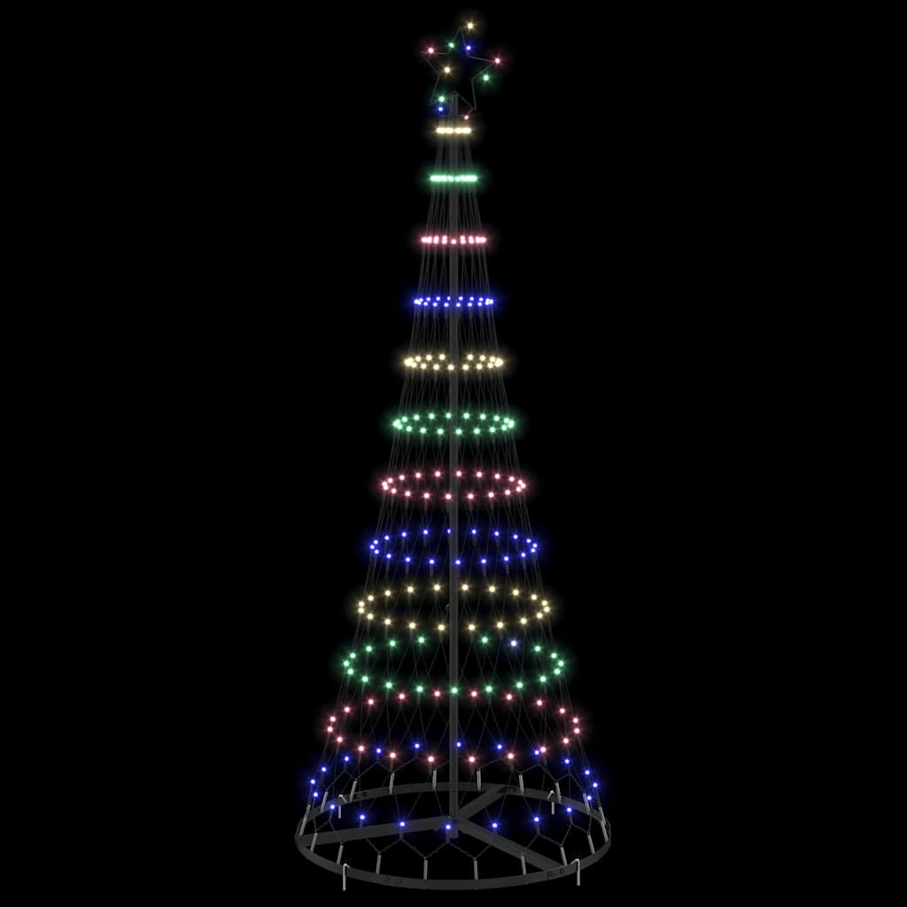 LED Christmas Tree Multicolour 71 x 71 x 184.5 cm Metal