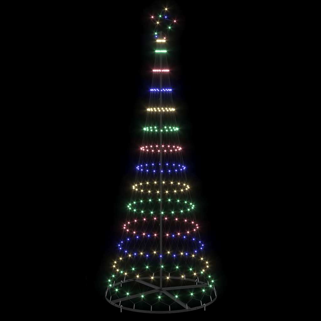 LED Christmas Tree Multicolour 100 x 100 x 250 cm Metal
