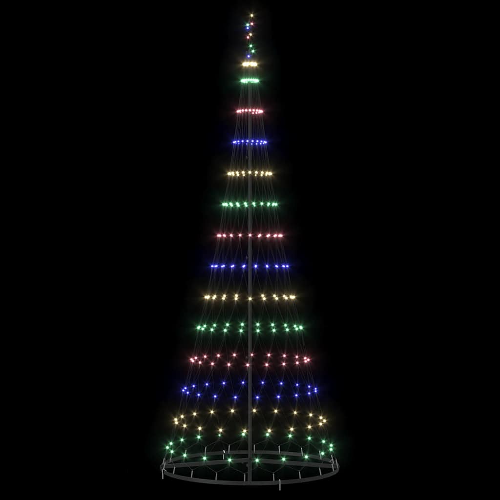 LED Christmas Tree Multicolour 100 x 100 x 250 cm Metal