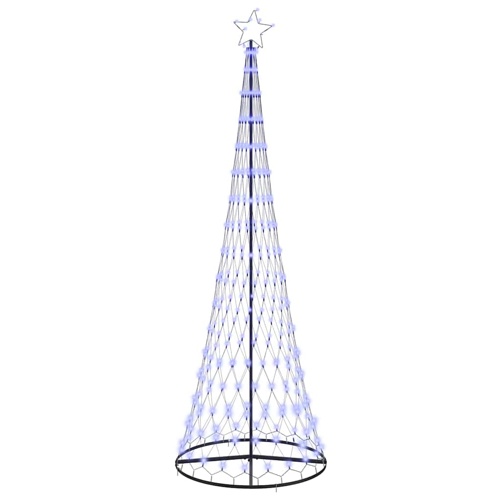 LED Christmas Tree Blue 100.5 x 100.5 x 302.5 cm Metal