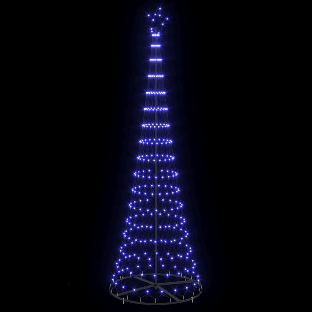 LED Christmas Tree Blue 100.5 x 100.5 x 302.5 cm Metal