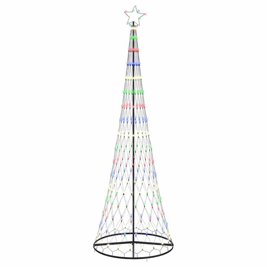 LED Christmas Tree Multicolour 100.5 x 100.5 x 302.5 cm Metal