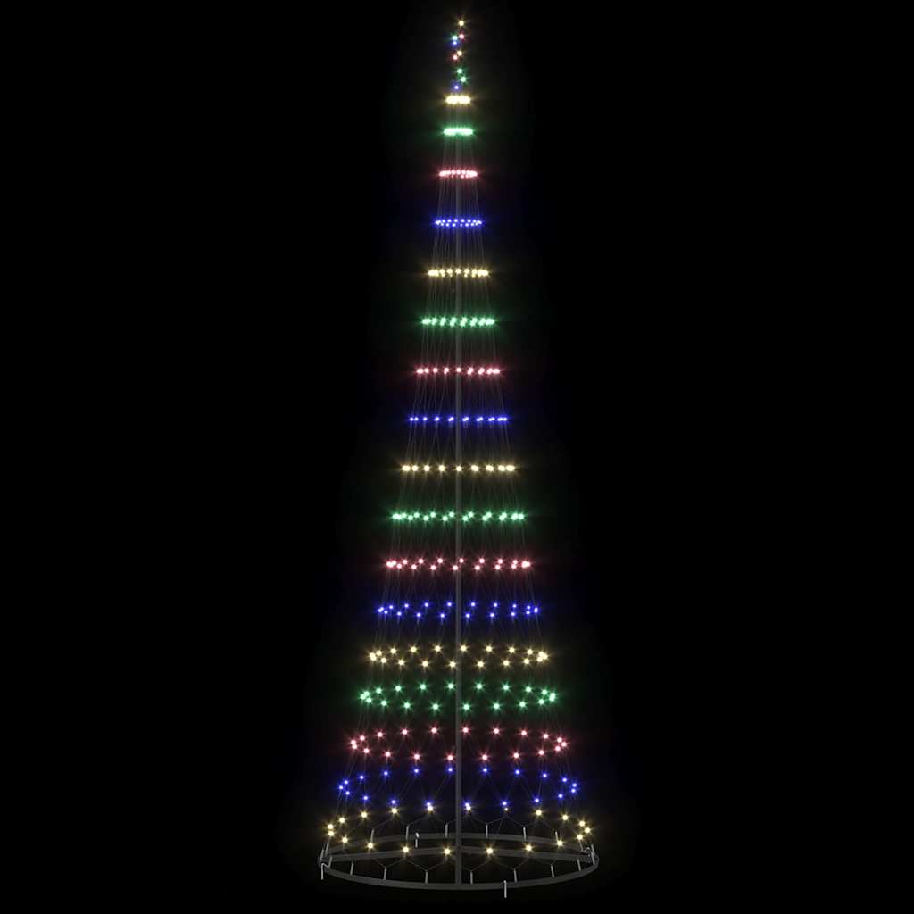 LED Christmas Tree Multicolour 100.5 x 100.5 x 302.5 cm Metal