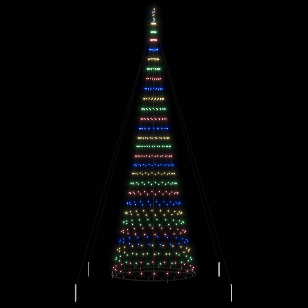 LED Christmas Tree Multicolour 160 x 160 x 500 cm Metal