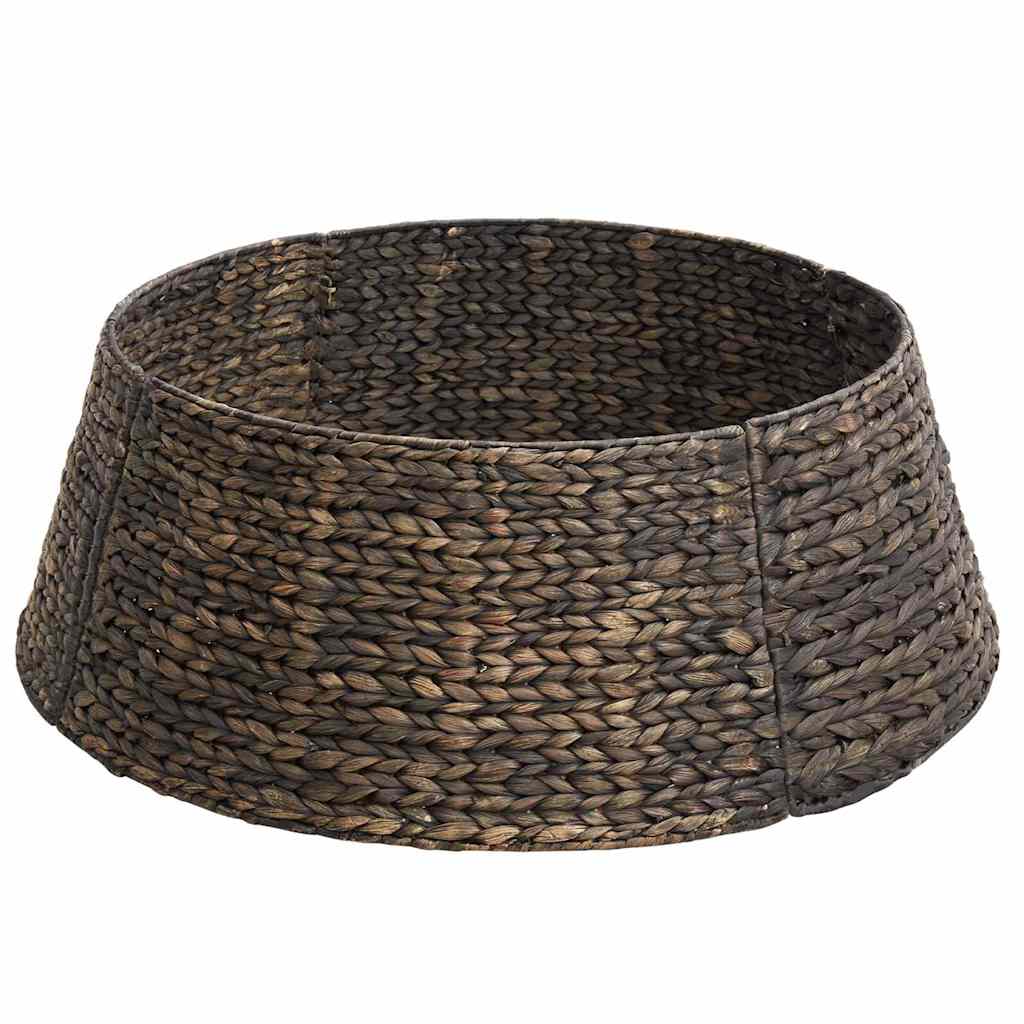 Christmas Tree Collar Black 60 x 60 x 22 cm Water hyacinth