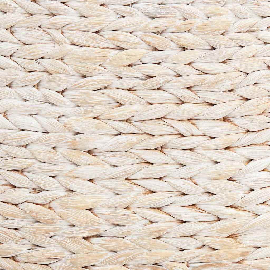 Christmas Tree Collar White 60 x 60 x 22 cm Water hyacinth