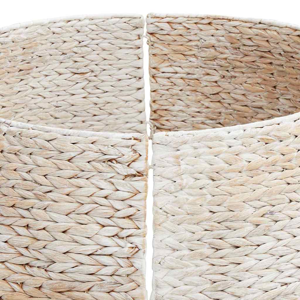 Christmas Tree Collar White 60 x 60 x 22 cm Water hyacinth