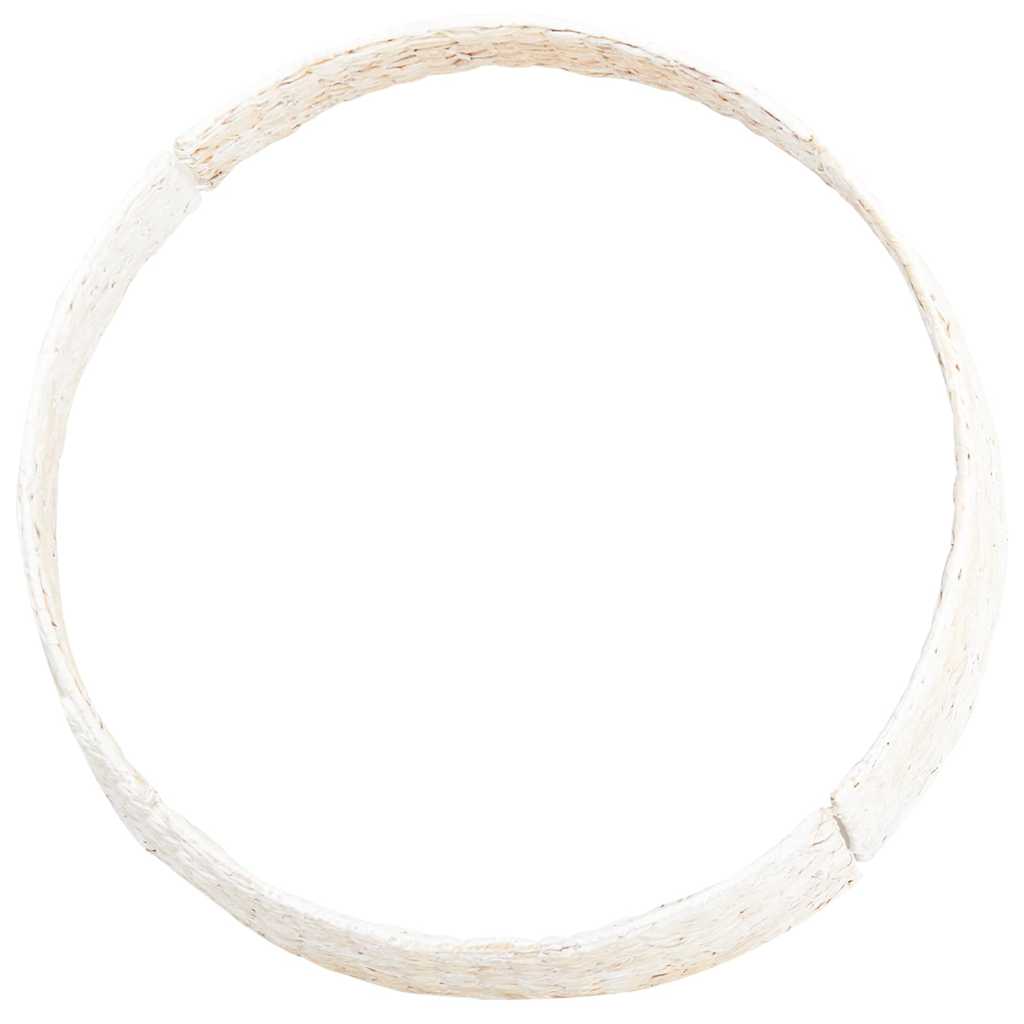 Christmas Tree Collar White 60 x 60 x 22 cm Water hyacinth