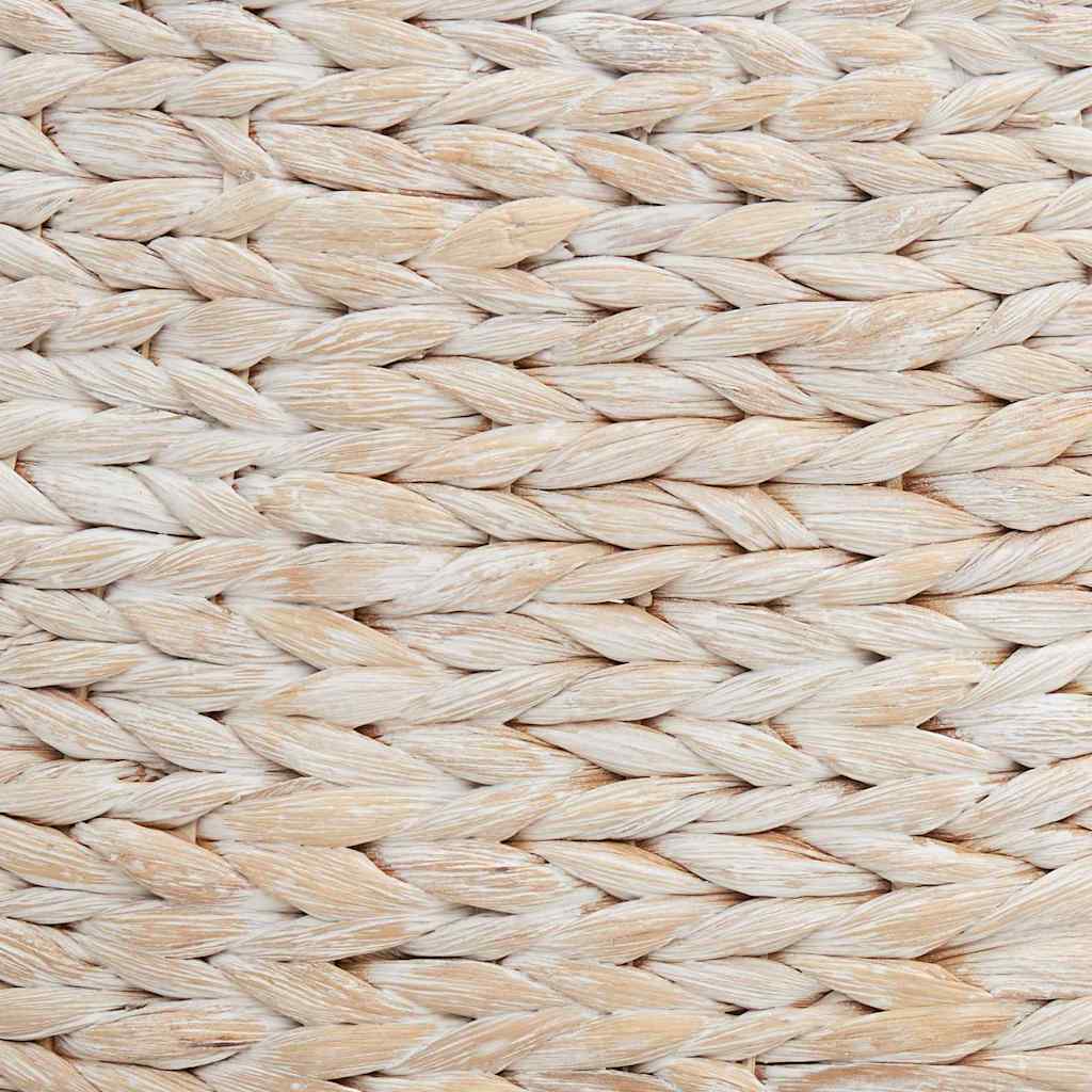 Christmas Tree Collar White 90 x 90 x 28 cm Water hyacinth