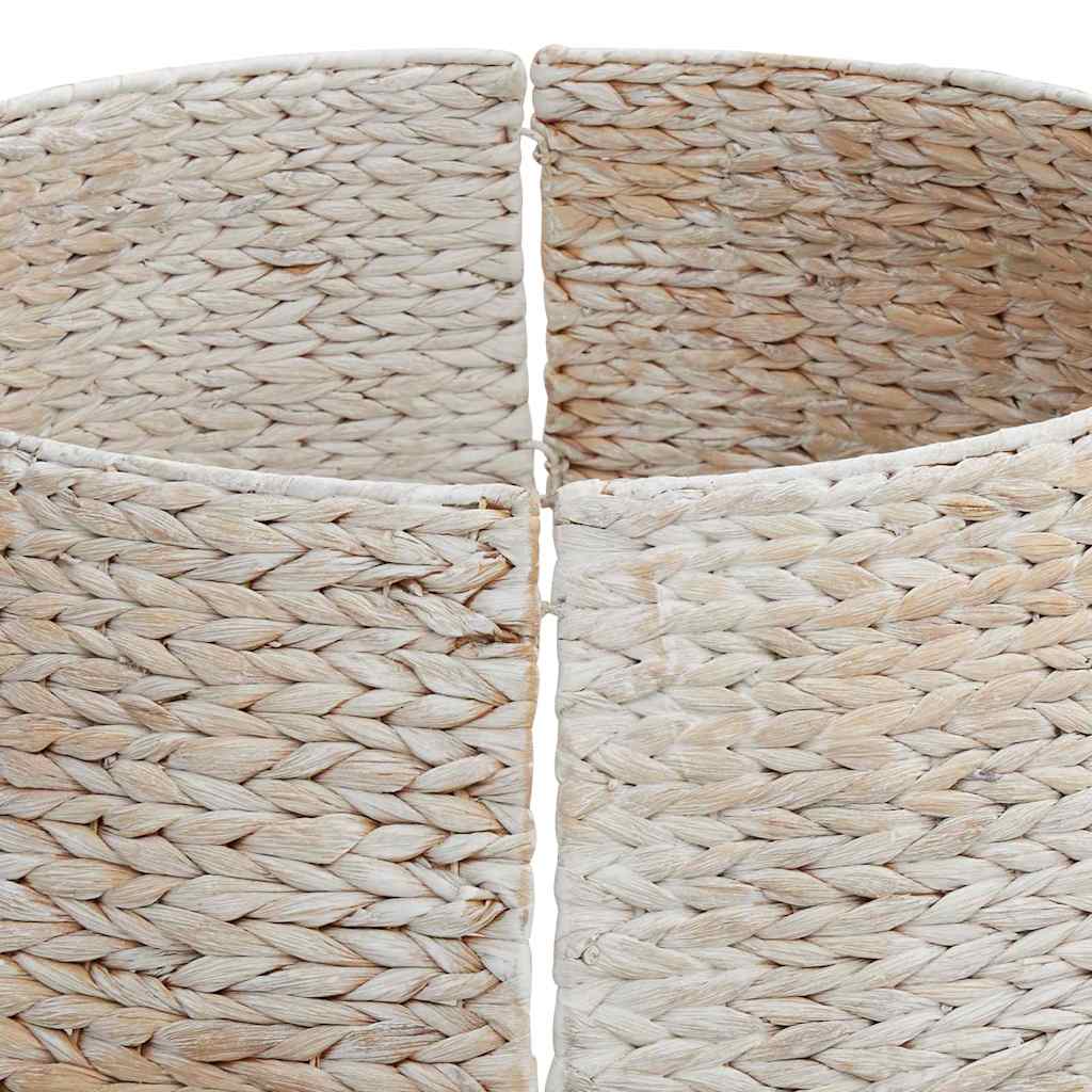 Christmas Tree Collar White 90 x 90 x 28 cm Water hyacinth