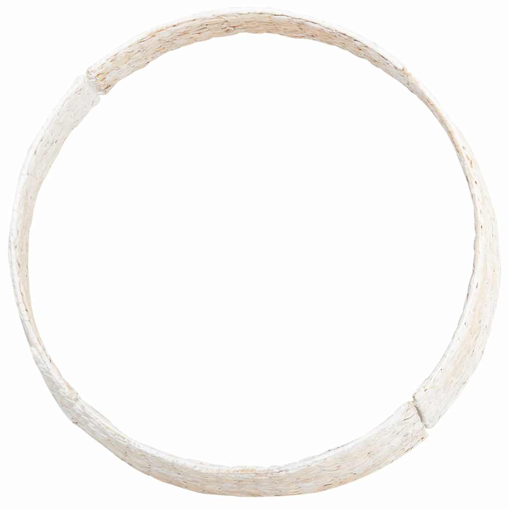 Christmas Tree Collar White 90 x 90 x 28 cm Water hyacinth