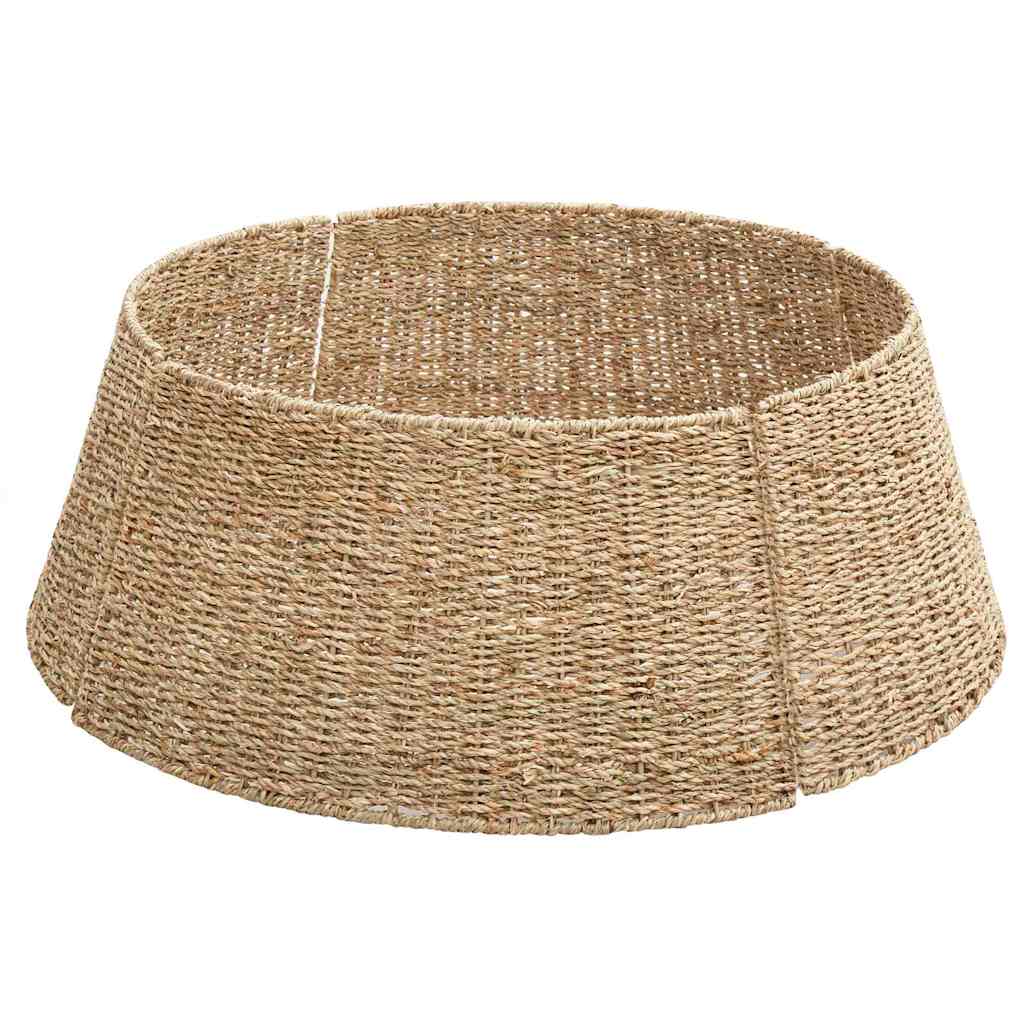 Christmas Tree Collar Brown 60 x 60 x 22 cm Seagrass