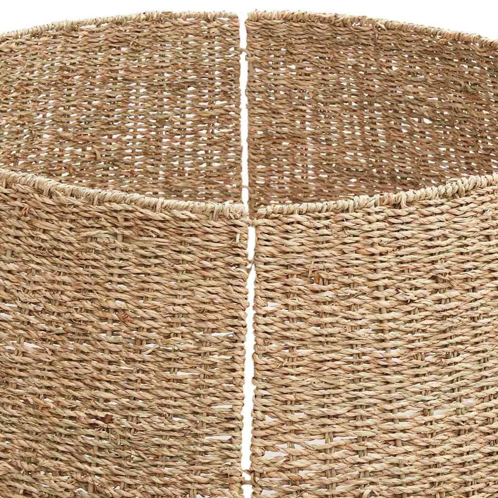 Christmas Tree Collar Brown 75 x 75 x 25 cm Seagrass